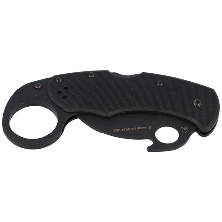 Spyderco Karahawk G-10 All Black Karambit (C170GBBKP)