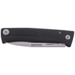 LionSteel Thrill Knife Black Aluminum, Satin M390 by Molletta (TL A BS)