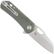 Nóż składany Kubey Knife Duroc Green Micarta, Black Stonewashed AUS-10 by Colin Maisonpierre (KU332L)