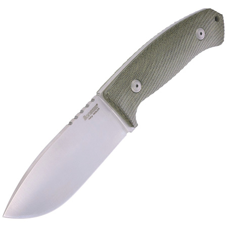 LionSteel M3 Green Canvas Micarta, Satin Niolox by Michele Pensato (M3 CVG)