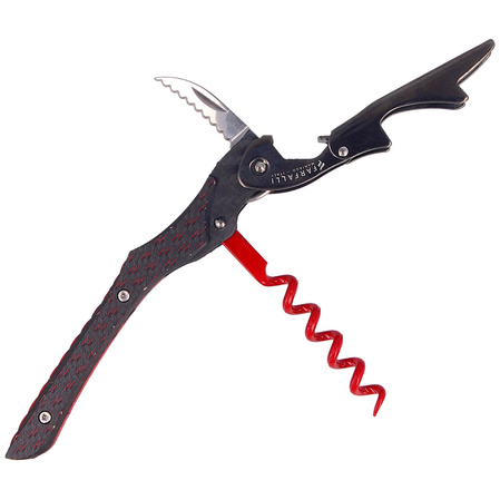 Otwieracz do wina Farfalli Fibra Red (FF T010 CF RD)