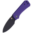 Nóż składany CIVIVI Baby Banter Purple G10, Black Stonewashed by Ben Petersen (C19068S-4)