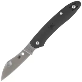 Nóż składany Spyderco Roadie XL Black FRN, Satin M398 by Sal Glesser (C267BKP)