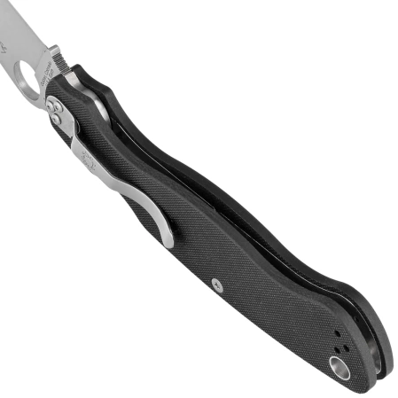 Nóż składany Spyderco Military 2 Black G10, Satin CPM S30V by Sal, Eric Glesser (C36GP2)