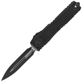 Nóż automatyczny OTF Microtech Ultratech Gen IV D/E Black Aluminium, Tactical M390MK by Tony Marfione (11224-1T)