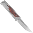 Nóż grawitacyjny Reate EXO-M OTF Gravity Drop Point Bead Blasted Titanium/Damascus Red-Black G10, Satin Elmax