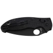 Spyderco Manix 2 Lightweight Black Blade PlainEdge Knife (C101PBBK2)