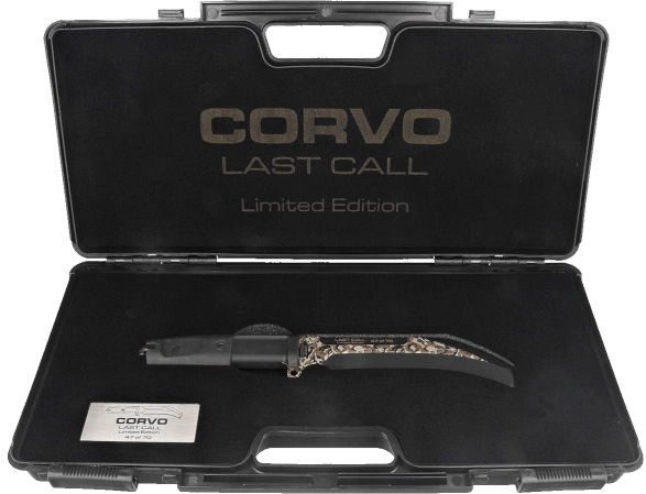 Extrema Ratio Corvo Last Call LE No 047/70 Black Forprene, Black MIL-C/Geotech Camo N690 (04.1000.0442/BLK/SE)