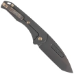 Medford Praetorian Slim T/E Knife Black DLC Titanium, Bronze HW/Clip, DLC S45VN by Greg Medford (MK2084PT-30PV-T1C1-Q4)