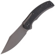 WE Knife Snick Gray Titanium / Marble Carbon Fiber, Gray Stonewashed CPM-20CV (WE19022F-2)