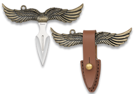 Nóż Tole 10 Imperial Dagger Wings Golden Zinc, Matte 3Cr13Mov (32501)