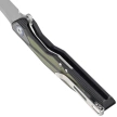 Nóż składany RikeKnife Tulay Integral Black G10/OD Green G10 Inlay, Satin 154CM (RK-TULAY-BOG)
