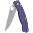 Spyderco Military 2 Dark Blue G10, Satin CPM S110V Plain by Sal, Eric Glesser Knife (C36GPDBL2)