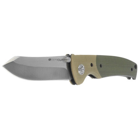 Nóż składany Tecnocut TCN6526TG-S - Green/Khaki G10, Satin 440