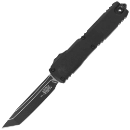 Microtech Ultratech Gen III ZBP T/E OTF Knife Black Aluminum, Tactical M390MK by Tony Marfione (1123-1T)