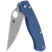 Spyderco Para Military 2 Cobalt Blue G10, Satin CPM SPY27 by Sal, Eric Glesser (C81GPCBL2)