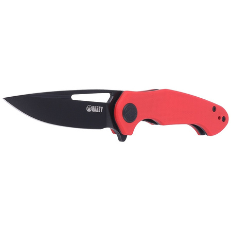 Nóż Kubey Knife Dugu, Red G10, Dark Stonewashed 14C28N (KU210F)