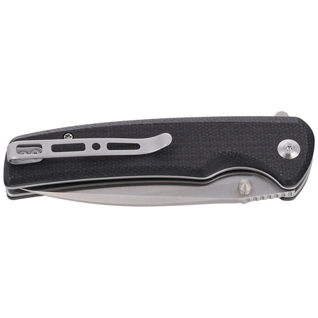 Sencut Knife Sachse Black Micarta, Satin 9Cr18MoV (S21007-1)