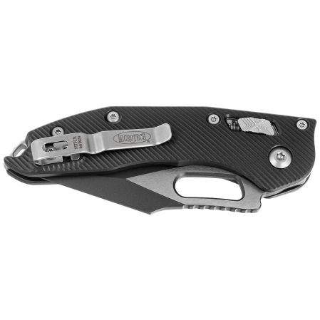 Nóż składany Microtech Stitch Ram-Lok S/E Fluted Black Aluminium, Black M390MK by Borka Blades and Tony Marfione (169RL-1FL)