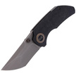 WE Knife Thug Marble Carbon Fiber, Gray Hand Rubbed (2103C)