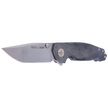 Nóż składany Viper Katla Black Canvas Micarta, Stonewashed M390 by Jesper Voxnæs (V5982CB)