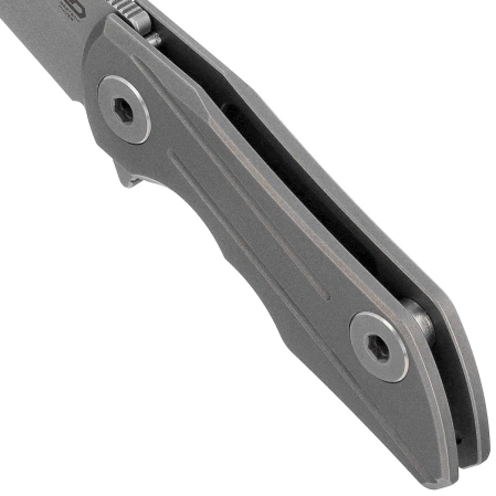 Bestech 2500 Delta Knife Dark Gray Titanium, Bead Blasted CPM S35VN by Poltergeist Works (BT2006B)