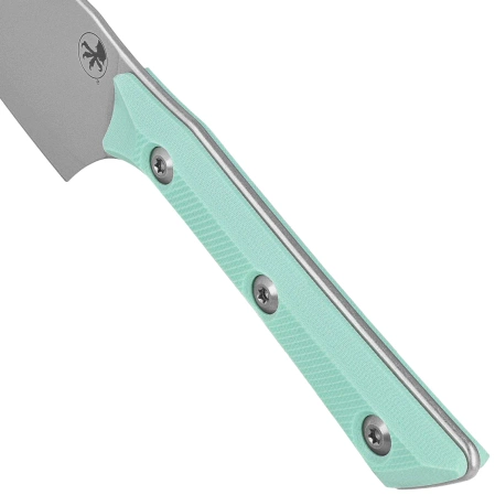 Microtech Santoku Knife 4.2'' Caribbean Blue G10, Stonewashed M390MK (3300-10CA)