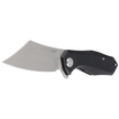 Nóż Kubey Knife Echo, Black G10, Bead Blasted D2 (KU329A)