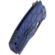 FOX Core Tanto Blue FRN, Black Top Shield N690Co by Jesper Voxnæs knife (FX-612 BLB)