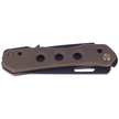 WE Knife Vision R Bronze Titanium, Black Stonewashed CPM 20CV by Snecx Tan (WE21031-4)