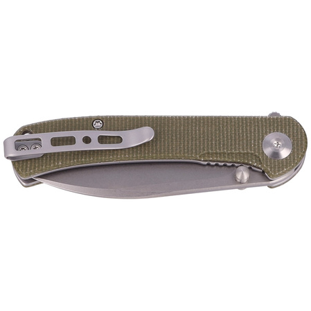 Sencut Knife Scepter Olive Micarta, Stonewashed 9Cr18MoV (SA03E)