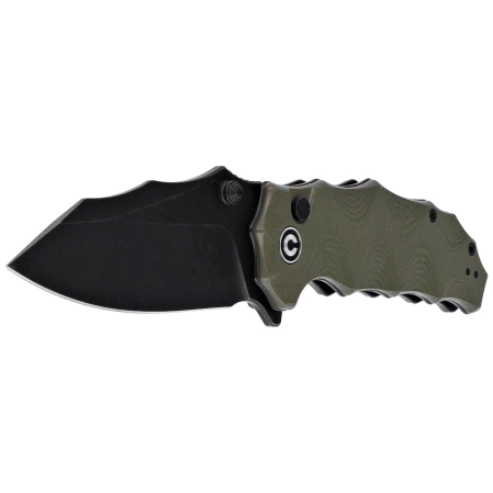 Civivi Natterjack Knife OD Green G10, Black Stonewashed 14C28N (C24028-1)