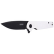 Nóż Kubey Knife Wolverine, Ivory G10, Dark Stonewashed D2 (KU233G)