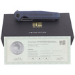 Nóż składany WE Knife Reiver LE No 027/260 Blue Titanium, Black Stonewashed CPM S35VN (WE16020-4)