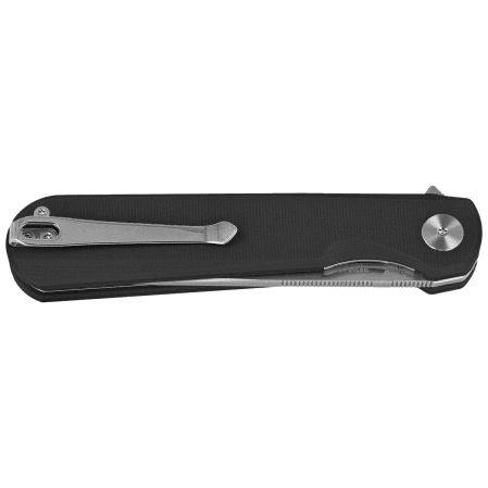 Nóż składany Bestechman Flick Black G10, Satin/Stonewashed D2 by Ostap Hel (BMK13A)