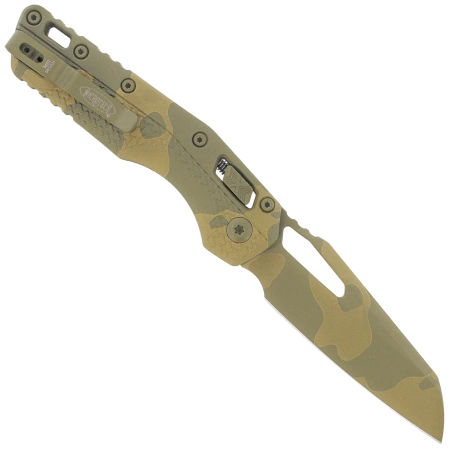 Nóż składany Microtech MSI S/E Ram-Lok Bazooka Camo Tri-Grip Polymer, Cerakote Bazooka Camo M390MK by Tony Marfione (210T-1PMBOC-X9Z10)