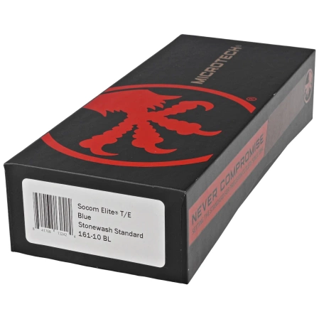 Nóż składany Microtech Socom Elite T/E Blue Aluminium, Stonewashed M390 by Tony Marfione (161-10BL)