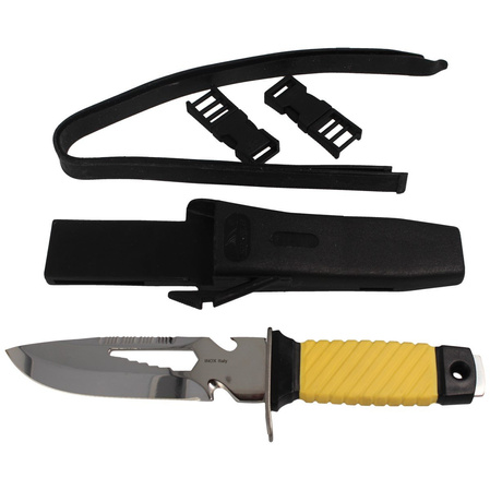 Nóż nurkowy MAC Coltellerie 150mm (MC SQUALO 15 M GG YELLOW)
