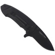 Nóż składany K25 RK-18488 Black Aluminium, Black 7Cr17Mov