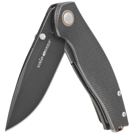 Viper Vale DSW Titanium, Dark Stonewashed MagnaCut by Jesper Voxnæs Knife (V6007DTBR)