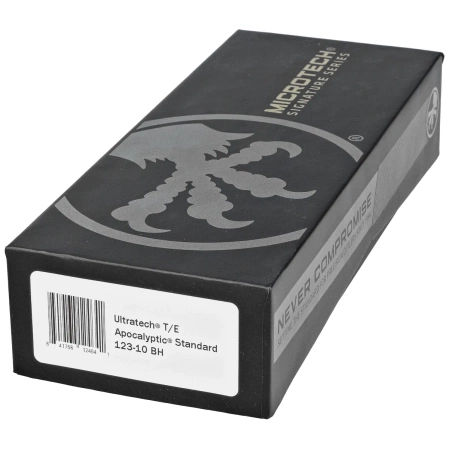 Microtech Ultratech T/E Bounty Hunter Signature OTF Knife Distressed Green Aluminum, Apocalyptic M390 by Tony Marfione (123-10BH)