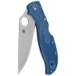 Spyderco Stretch 2 XL Lightweight Knife Cobalt Blue FRN, Satin CPM SPY27 by Sal Glesser (C258PCBL)