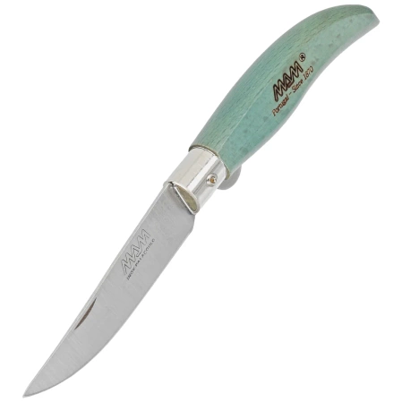 Nóż składany MAM Iberica S z blokadą, Turquoise Beech Wood, Steel HD (2011-TU)