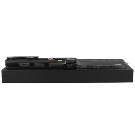 Nóż składany LionSteel ROK Black Aluminium, Black M390 by Molletta (ROK A BB)