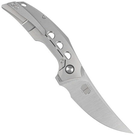 Reate Velocity Gray Titanium Knife, Satin Elmax by Tashi Bharucha