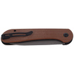 CIVIVI Knife Elementum Button Lock Brown Micarta, Gray Stonewashed (C2103D)