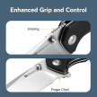 Sencut Skarnax Knife Black G10, Satin 9Cr18MoV (S24025-1)