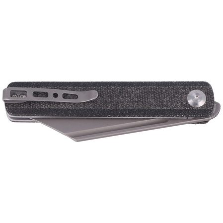 Nóż składany Sencut Bronte Black Micarta, Gray Stonewashed 9Cr18MoV (SA08A)