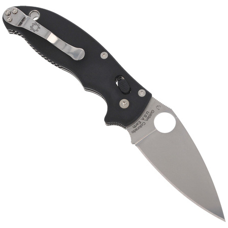 Spyderco Manix 2 Knife Black G10, Satin CPM S30V by Eric Glesser (C101GP2)
