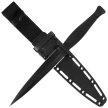 Spartan Blades George Raider Dagger Knife Black G10, Black SK5 by Les George (SBBL3BK)